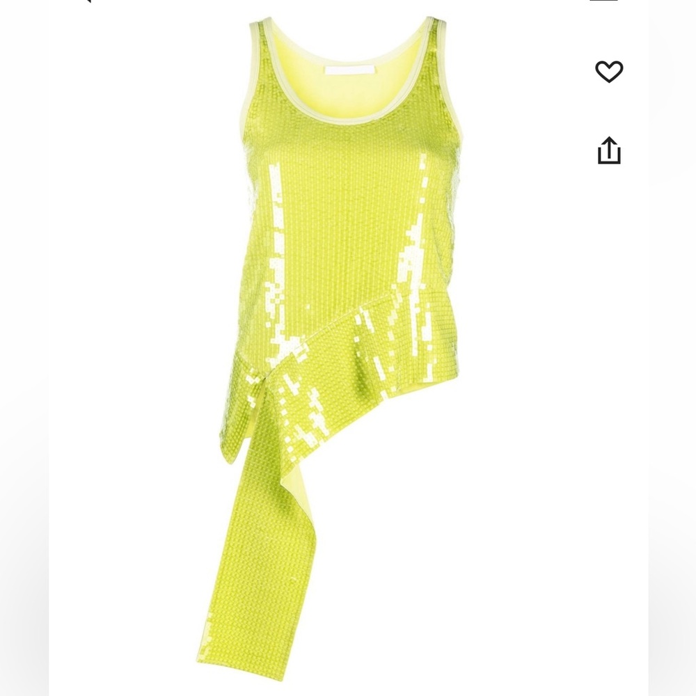 Helmut Lang sequin top